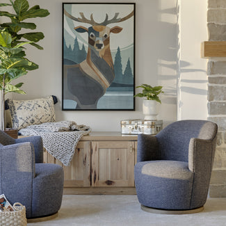 Aurora Thames Slate Swivel Chair 2